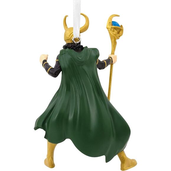 Hallmark ~2021 Disney Marvel Avengers Loki Ornament - Picture 3 of 3
